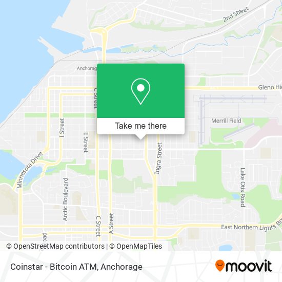 Coinstar - Bitcoin ATM map