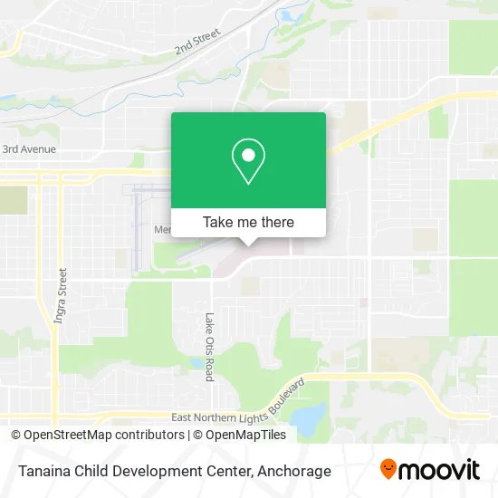 Tanaina Child Development Center map