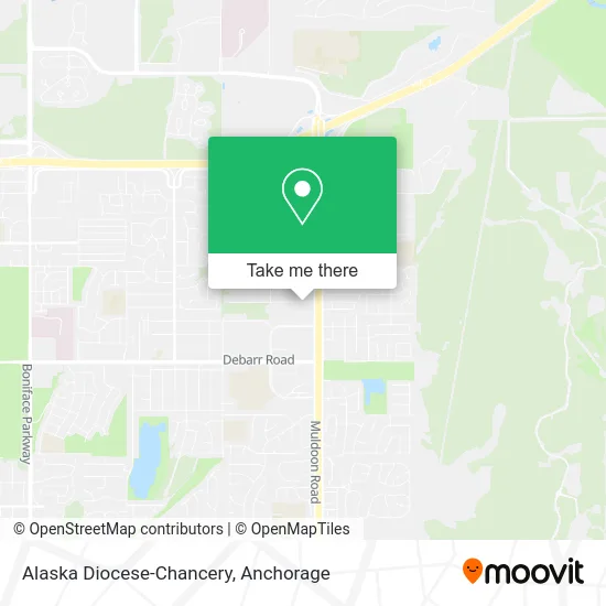 Alaska Diocese-Chancery map