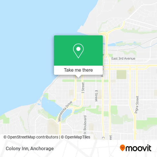 Mapa de Colony Inn