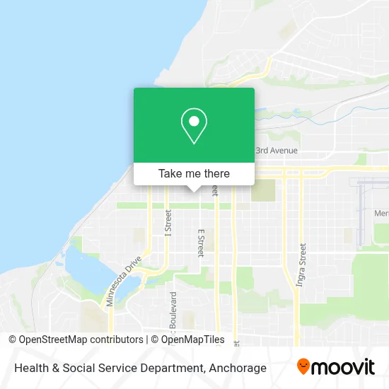 Health & Social Service Department map