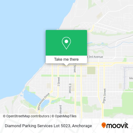 Mapa de Diamond Parking Services Lot 5023