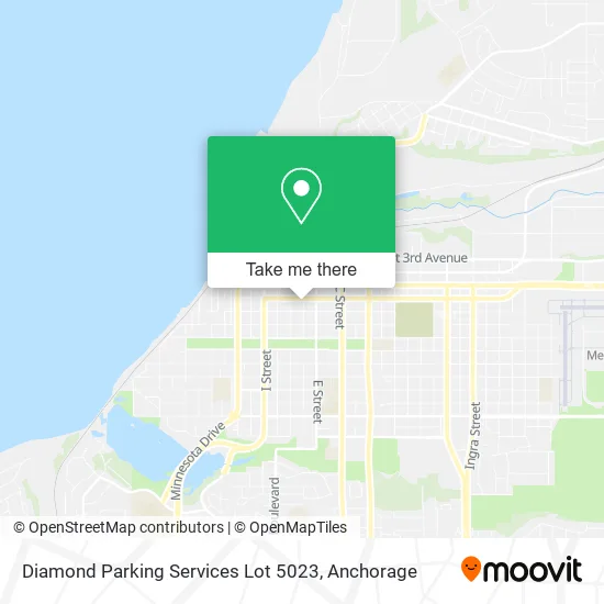 Diamond Parking Services Lot 5023 map