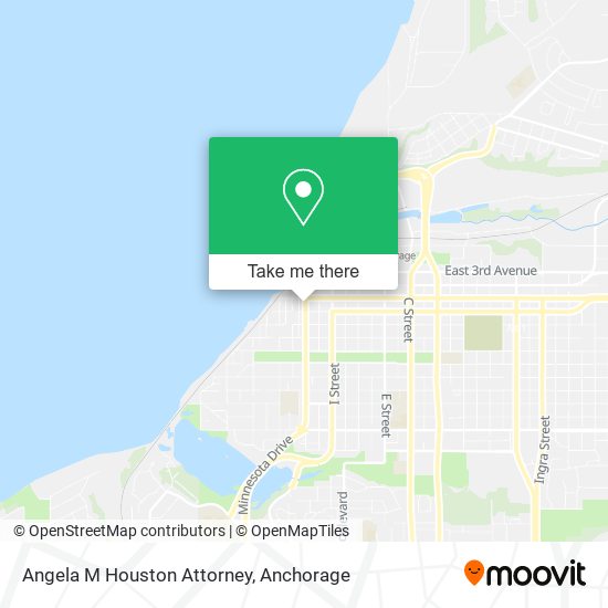Angela M Houston Attorney map