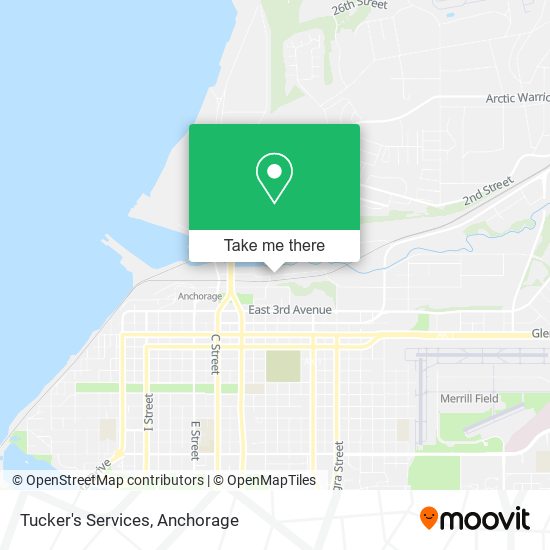 Tucker's Services map