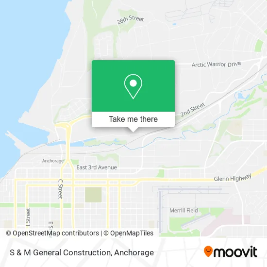 S & M General Construction map