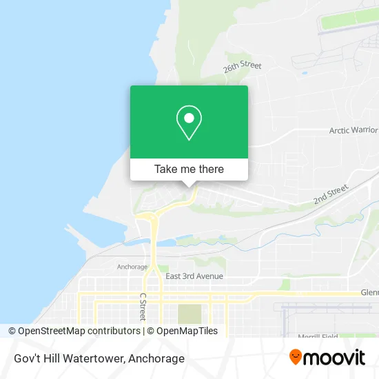 Mapa de Gov't Hill Watertower