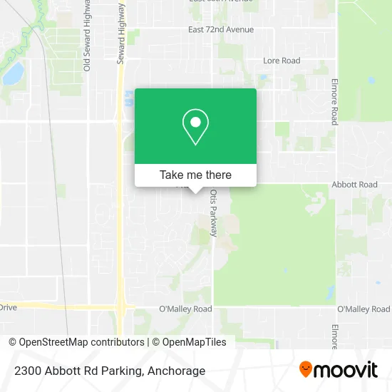 Mapa de 2300 Abbott Rd Parking