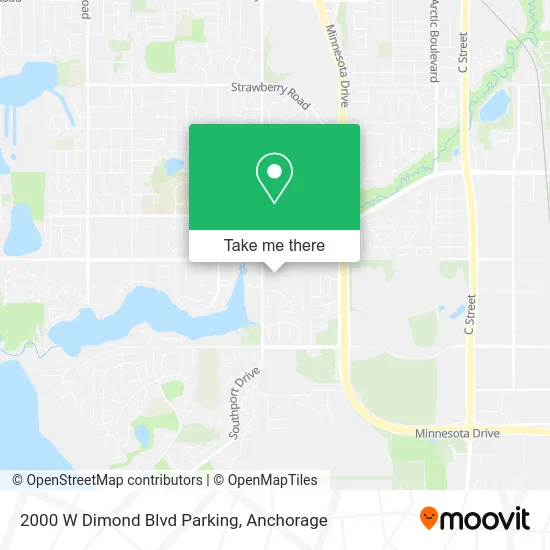 Mapa de 2000 W Dimond Blvd Parking