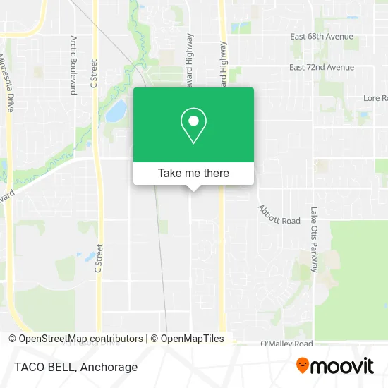 Mapa de TACO BELL