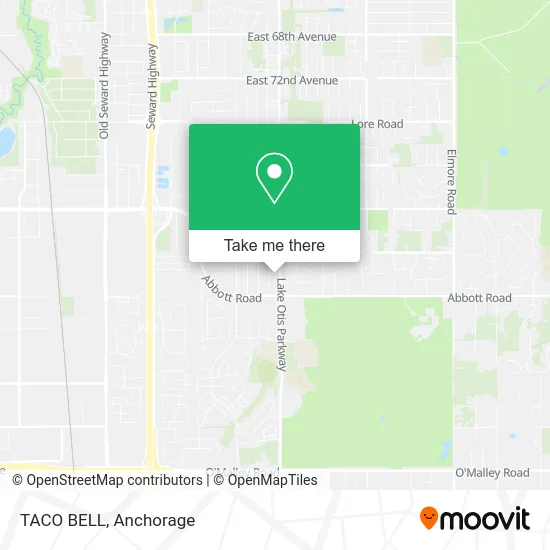 Mapa de TACO BELL