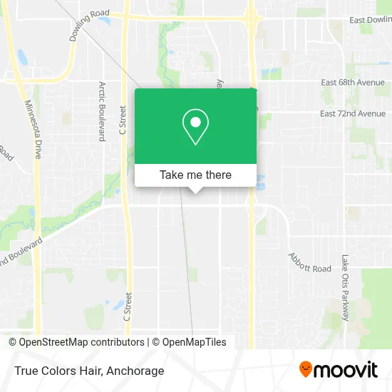 True Colors Hair map