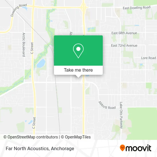 Far North Acoustics map