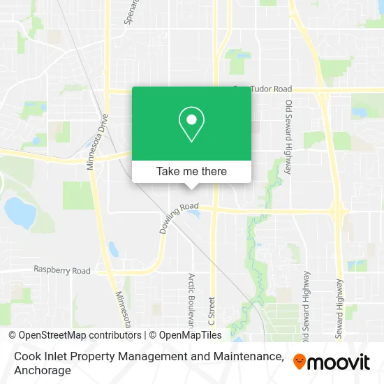 Cook Inlet Property Management and Maintenance map