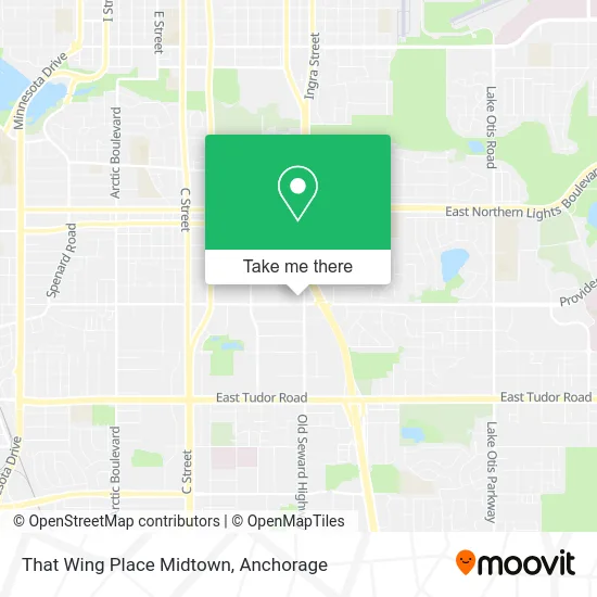 Mapa de That Wing Place Midtown