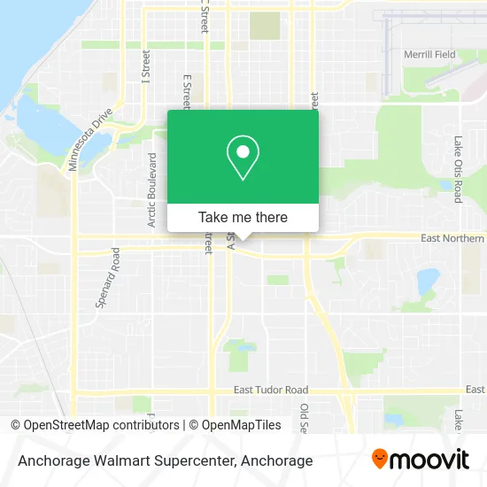 Mapa de Anchorage Walmart Supercenter