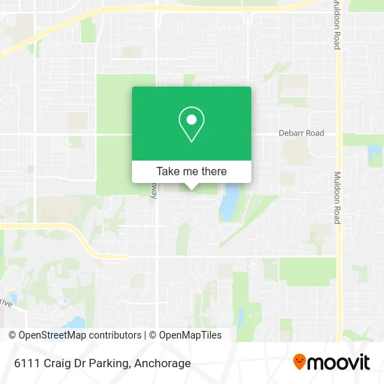 6111 Craig Dr Parking map