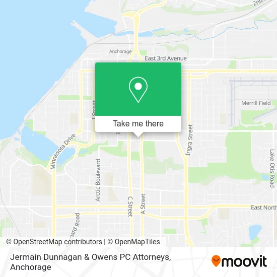 Mapa de Jermain Dunnagan & Owens PC Attorneys