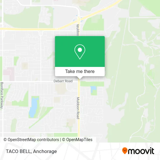 TACO BELL map