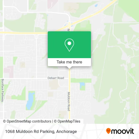 1068 Muldoon Rd Parking map