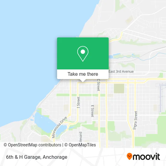 Mapa de 6th & H Garage