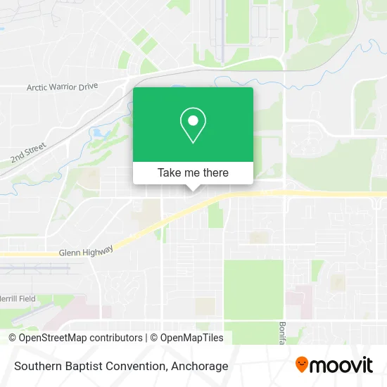 Southern Baptist Convention map