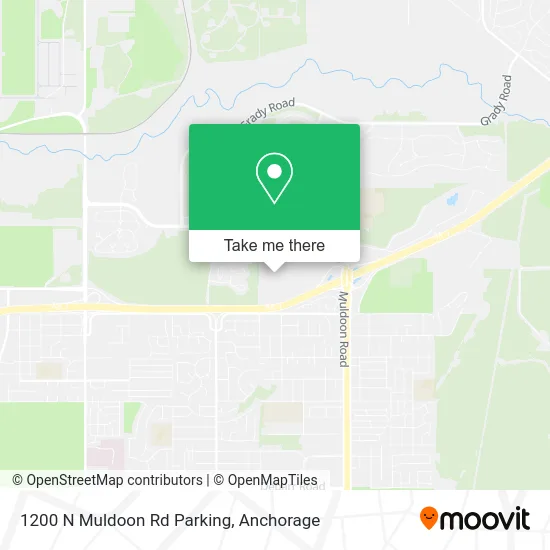1200 N Muldoon Rd Parking map