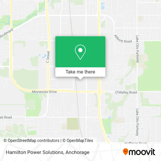 Mapa de Hamilton Power Solutions