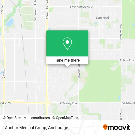 Mapa de Anchor Medical Group