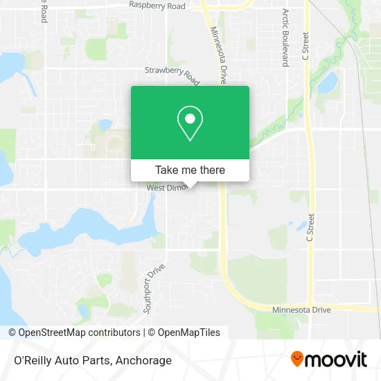 O'Reilly Auto Parts map