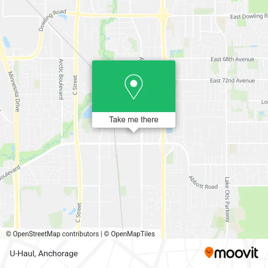 Mapa de U-Haul