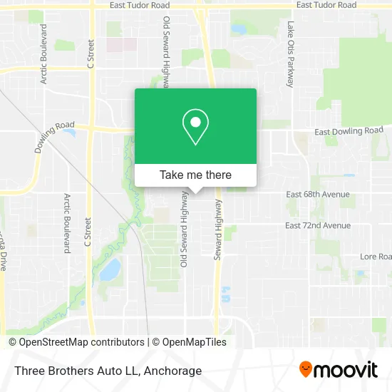 Mapa de Three Brothers Auto LL