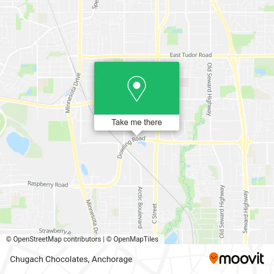 Mapa de Chugach Chocolates