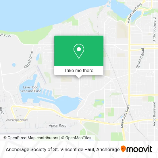 Anchorage Society of St. Vincent de Paul map