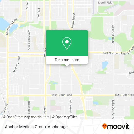 Mapa de Anchor Medical Group