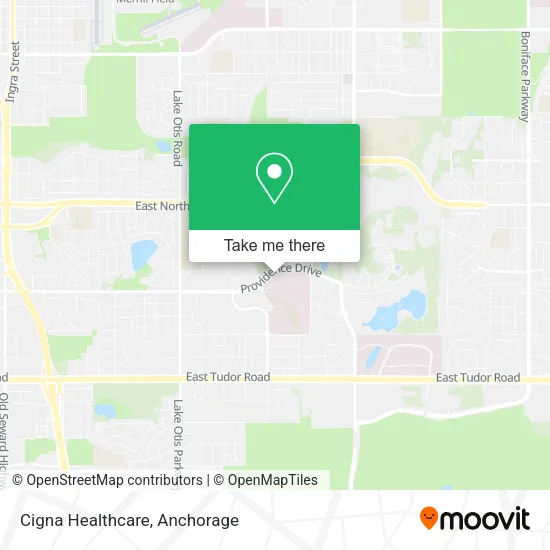 Mapa de Cigna Healthcare