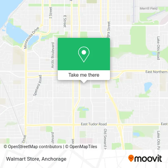 Mapa de Walmart Store