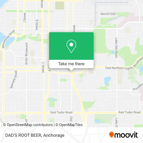 Mapa de DAD'S ROOT BEER