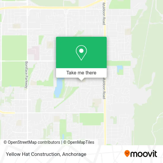 Yellow Hat Construction map