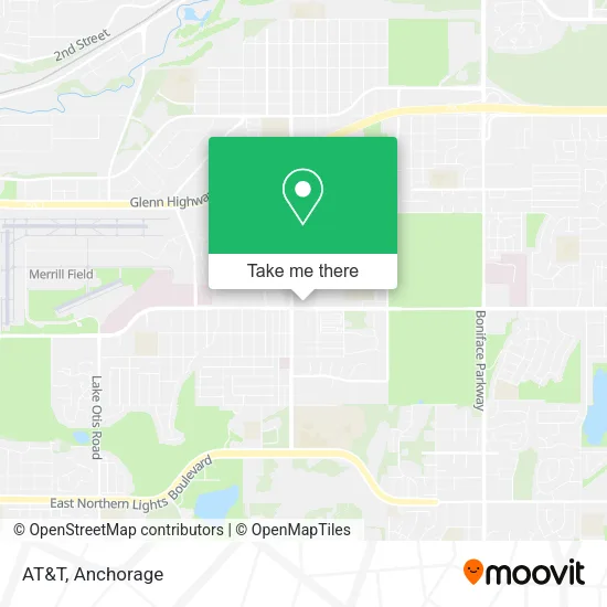 Mapa de AT&T