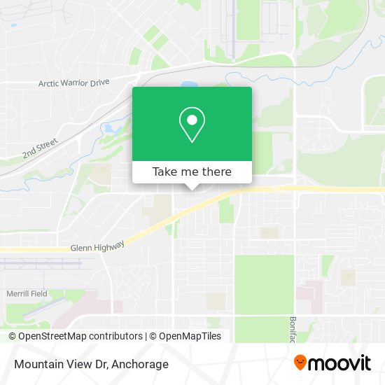Mountain View Dr map