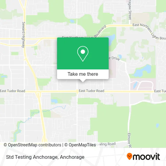 Std Testing Anchorage map