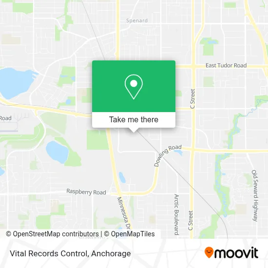 Vital Records Control map
