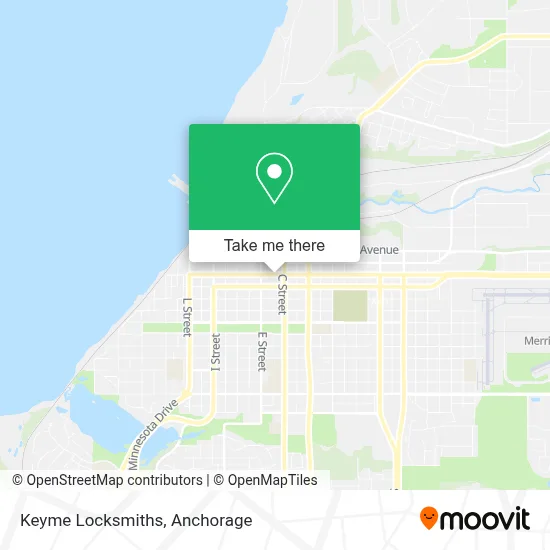 Keyme Locksmiths map