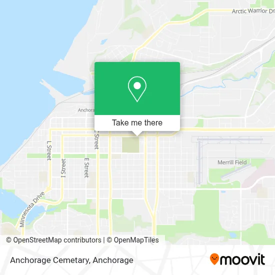 Anchorage Cemetary map