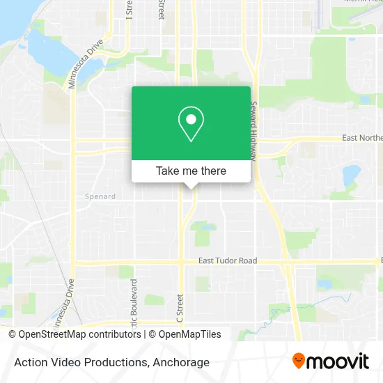 Action Video Productions map