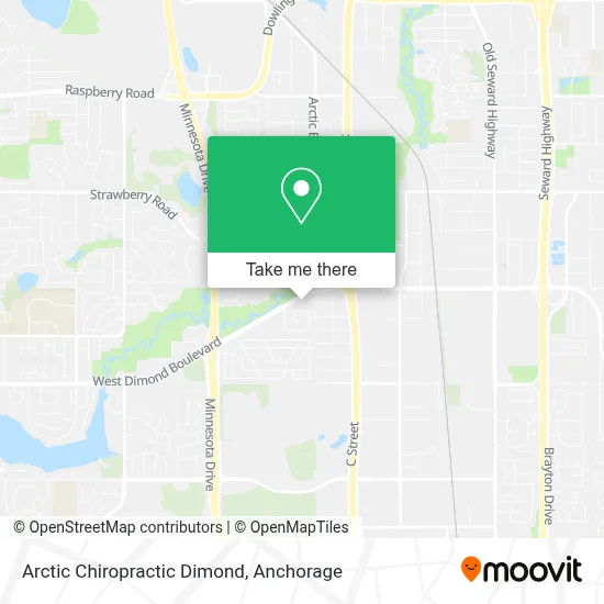 Arctic Chiropractic Dimond map