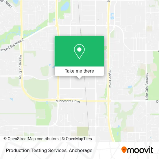 Production Testing Services map