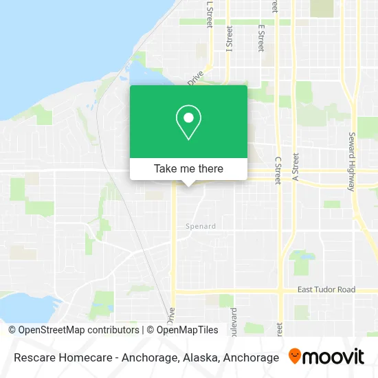 Rescare Homecare - Anchorage, Alaska map