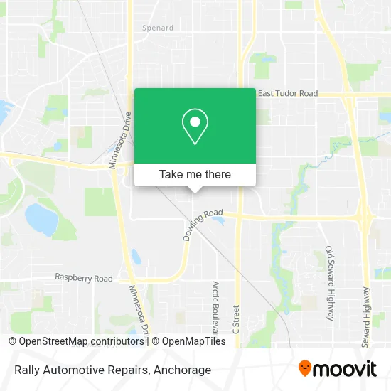 Rally Automotive Repairs map